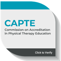 Commission on Accreditation in Physical Therapy Education (CAPTE) logo.