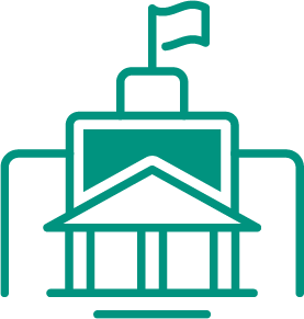 Campus building icon