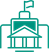 Outline of a classroom building shape
